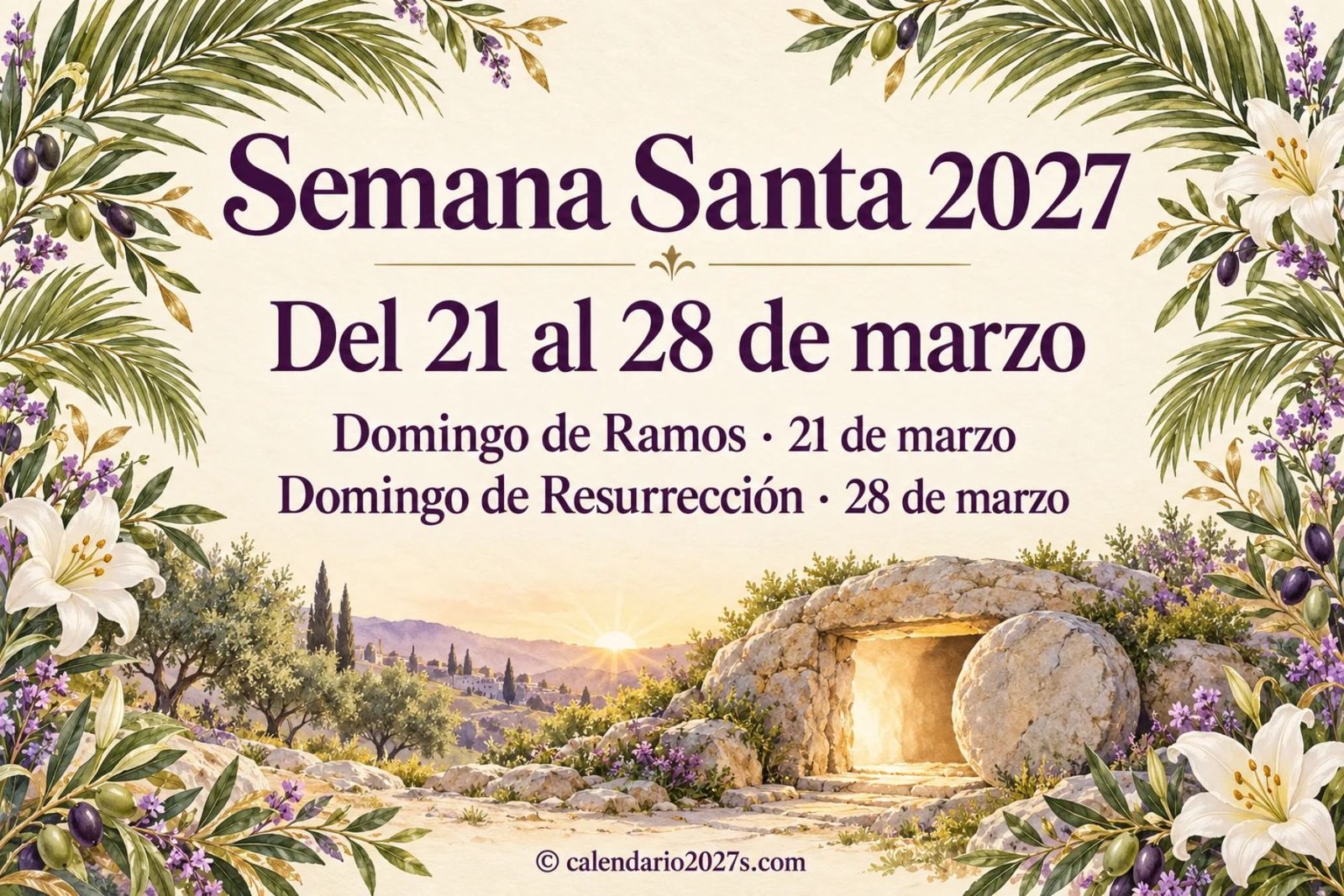 ¿Cuándo Es Semana Santa 2027? Fechas Y Días Principales