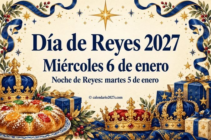 ¿Cuándo Es El Día De Reyes 2027 Y Qué Día Cae?