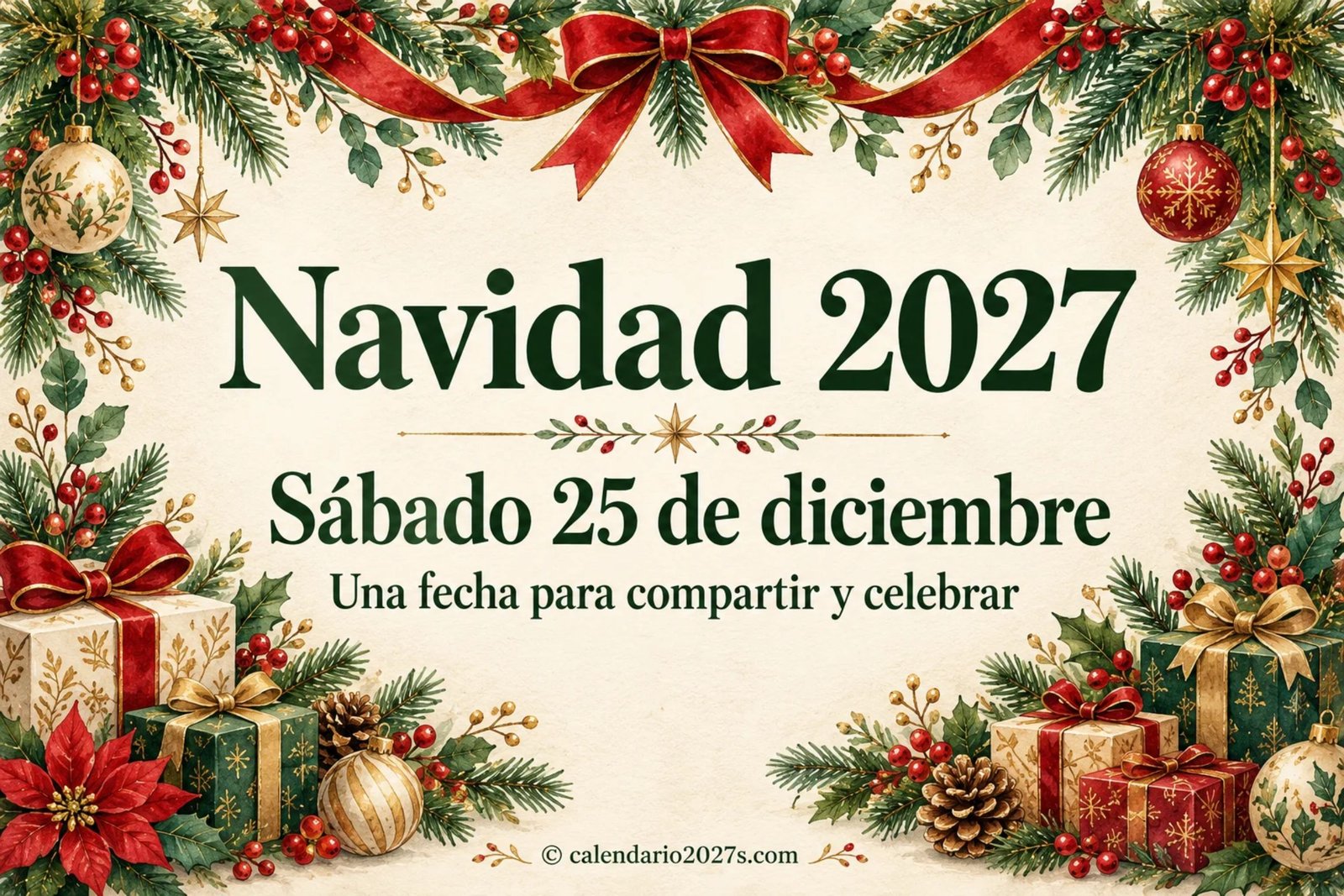 ¿Cuándo Es Navidad 2027 Y Qué Día Cae?